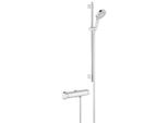 Grohe Grohtherm 2000 Thermostat-Brausebatterie Mit Brausegarnitur Power&Soul Chrom - 34482001