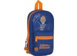 Zaino Con Portamatite Valencia Basket Blu Arancione