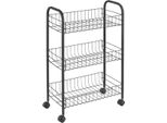 Metaltex Carrello Multiuso Lugano Lava 41X23X63Cm