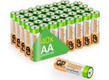 Gp Batteries 030E15AS40-2 1X40 Gp Super Alkaline Aa Mignon Batterien Blister 030E15AS40-2