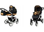 BabyLux® Largo | 2in1 Kinderwagen Set | Gold Star | Kombikinderwagen | Kinderwagenset | Buggy +
