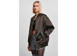 Urban Classics Donna - Giacca Oversize Satin Bomber - S