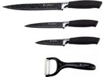 Elitehoff Set Di 3 Coltelli Da Cucina In Marmo Con Pelapatate 48650