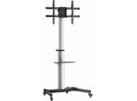 Aisens FT86TRE-197 Supporto Da Pavimento Inclinabile Con Rotelle Per Tv 37-86"/ Fino A 50 Kg"