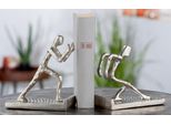 Gilde BuchstüTzen, "Hold"", Aluminium, Silberfarben, , 2 StüCk Wie Abgebildet, L. 8,5 Cm, B. 16 Cm, H. 18 Cm 68902"