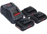Bosch Starter Set 18V Con 2X Batterie Procore 4.0Ah + Caricabatterie Gal 1880 Cv ( 1600A016GF )