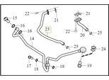 Volvo S60 V60 XC60 Scarico Olio Turbina Oe 31368510