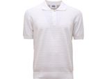 O3745 Polo Uomo Alpha Studio Man Perforated Knitted Polo-Shirt