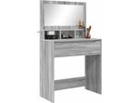 Syfax™ Tavoli Da Trucco Per Camera Da Letto Con Cassetto Grigio Sonoma