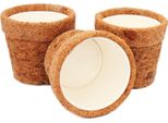 Kokodama - Vaso Per Piante Vuoto Da 10 Cm - Set Di 3 Pezzi
