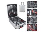 Vingo Valigetta Portautensili Trolley Incl. Set Di Coltelli Universali 1031 Pz. Alluminio