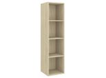 Parete Tv Rovere Sonoma 37X37X142,5 Cm Materiale In Legno