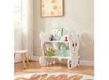 Scaffale Per Bambini 'TåRnby' Per Bambini 60 X 56 X 56 Cm A Forma Di Orso Bianco