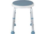 Fiqops Sgabello Da Doccia Sedia Da Doccia Regolabile In Altezza Fino A 136 Kg Sgabello Da Bagno Sedile Da Bagno Ruotabile A 360°, Rotondo Antiscivolo