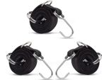 Set Di 3 Tendi-Bagagli Per Biciclette | Cinghia Tendi-Bagagli Da 0,5 M | Cinghia Tendi-Bagagli Per Biciclette | Cinghia Per Bagagli Con Doppi Ganci Metallici | Tendi-Bagagli - Espansore | Cavo Tendi-Bagagli Per Il Fissaggio Del Carico