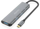 Hub Usb Tipo-C Aisens A109-0762/ 3Xusb/ 1Xusb Tipo-C/ Grigio