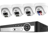 Sistema Di Telecamere Di Sicurezza, Risoluzione 4K, Riconoscimento Facciale Ai, 8CH Nvr 4 Cam 8MP, Nessuno