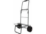 Aktive 62377 Trolley Da Spiaggia Pieghevole Con Ruote Grandi 55X40X100 Cm Grigio Grigio Taglia Unica