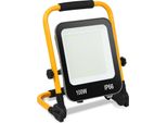 Tolletour Led Proiettore Da Costruzione Treppiede 6000K Proiettore Led Proiettore Floodlight IP66 100W