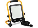 Tolletour Led Proiettore Da Costruzione Proiettore Treppiede Luce Da Lavoro 6000K Led Proiettore Da Lavoro IP66 100W