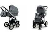 BabyLux® Sky Lark | 2in1 Kinderwagen Set | Grey Flex | Kombikinderwagen | Kinderwagenset | Buggy