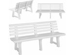 Casaria Panchina Da Giardino Orchidea Resistente Carico Max 240Kg 145X49X74Cm 3 Posti Panca Da Esterno Mobili Outdoor