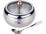 Kinghoff Zuccheriera In Acciaio Con Cucchiaino Satinato 8476