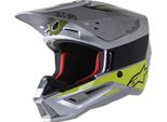 Casco S-M5 Bond, Alpinestars (Argento/Giallo Fluo/Verde Lucido, Taglia Xl)