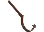 Bryza Gancio Snodato Per Grondaia Zincato Ø 150 Mm, Marrone Ral 8017