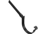 Bryza Gancio Di Gronda Zincato Snodato Ø 125 Mm, Nero Ral 9005