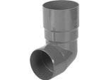 Bryza Gomito Di Scarico 89° In Plastica Ø 63 Mm, Antracite Ral 7021