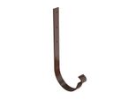 Bryza Gancio Per Grondaia Diritto Zincato Ø 150 Mm, Marrone Ral 8017