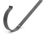 Bryza Gancio Per Grondaia In Metallo Diritto Ø 125 Mm, Antracite Ral 7021