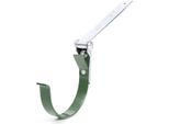 Bryza Gancio Per Grondaia In Metallo Con Snodo Ø 125 Mm, Verde Ral 6020