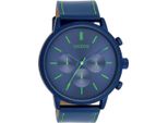 Oozoo Orologio Da Polso In Pelle Blu Orologi Da Uomo Analogici Al Quarzo UOC11205