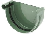 Bryza Grondaia Frontale Sinistra In Plastica Ø 125 Mm, Verde Ral 6020