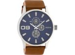 Oozoo Orologio Da Polso In Pelle Marrone Orologi Uomo Donna Analogici Al Quarzo UOC10346