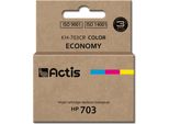 Actis KH-703CR Ink (Replacement For Hp 703 CD888AE; Standard; 12 Ml; Color)