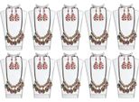 Set Di 10 - Busto Espositore Per Gioielli, Porta Collane, Porta Gioielli In Plastica, Porta Orecchini, Porta Gioielli, Porta Catene Per Gioiellerie - Negozi, Espositore - Trasparente