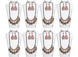 Set Di 8 - Busto Espositore Per Gioielli, Porta Collane, Porta Gioielli In Plastica, Porta Orecchini, Porta Gioielli, Porta Catene Per Gioiellerie - Negozi, Espositore - Trasparente