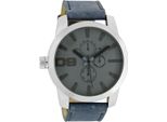 Oozoo Orologio Da Polso In Pelle Blu Orologi Da Uomo Analogici Al Quarzo UOC6101A
