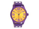 Oozoo Orologio Da Polso In Pelle Viola Orologi Donna-Uomo Analogici Al Quarzo UOC1096A
