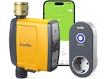 Computer Per Irrigazione Regenpoint Wlan 2,4 Ghz Ingresso In Ottone, Timer Per L'irrigazione Automatica Del Giardino Controllo App/Vocale, Controllo Dell'umidità Dell'acqua E Del Terreno