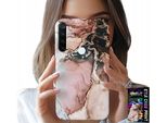 Custodia Per Xiaomi Note 8T - Elegante Marmo Modelli Alla Moda + Vetro