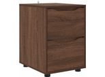 Vidaxl Armadio Portaoggetti In Rovere Marrone 40 X 48 X 57 Cm