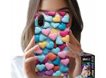 Custodia Per Samsung Galaxy A07 4G - Cuori Colorati Personalizzabili