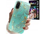 Custodia Per Samsung Galaxy A07 4G - Motivi Marmorizzati + Vetro Temperato