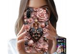 Custodia Per Samsung Galaxy A07 4G - Modelli Femminili Custodia Con Cuore A Lucchetto + Vetro