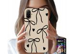 Custodia Per Samsung Galaxy A07 4G - Nastro Beige Cocards Motivi Alla Moda