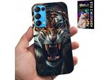 Custodia Per Oppo Reno5 4G 5G - Tigre Leone Safari Motivi Animali Plecki